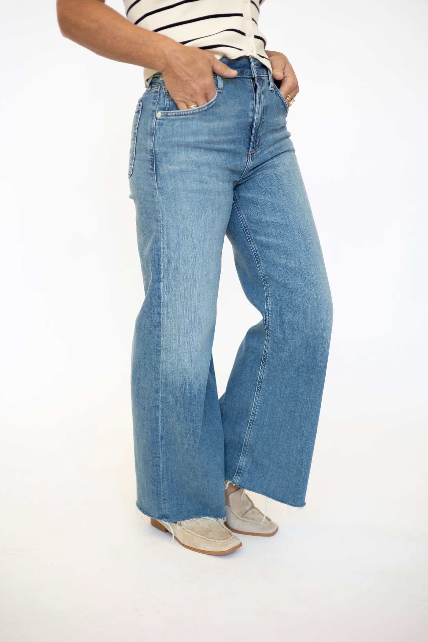 Lyra Crop Wide Leg Jeans