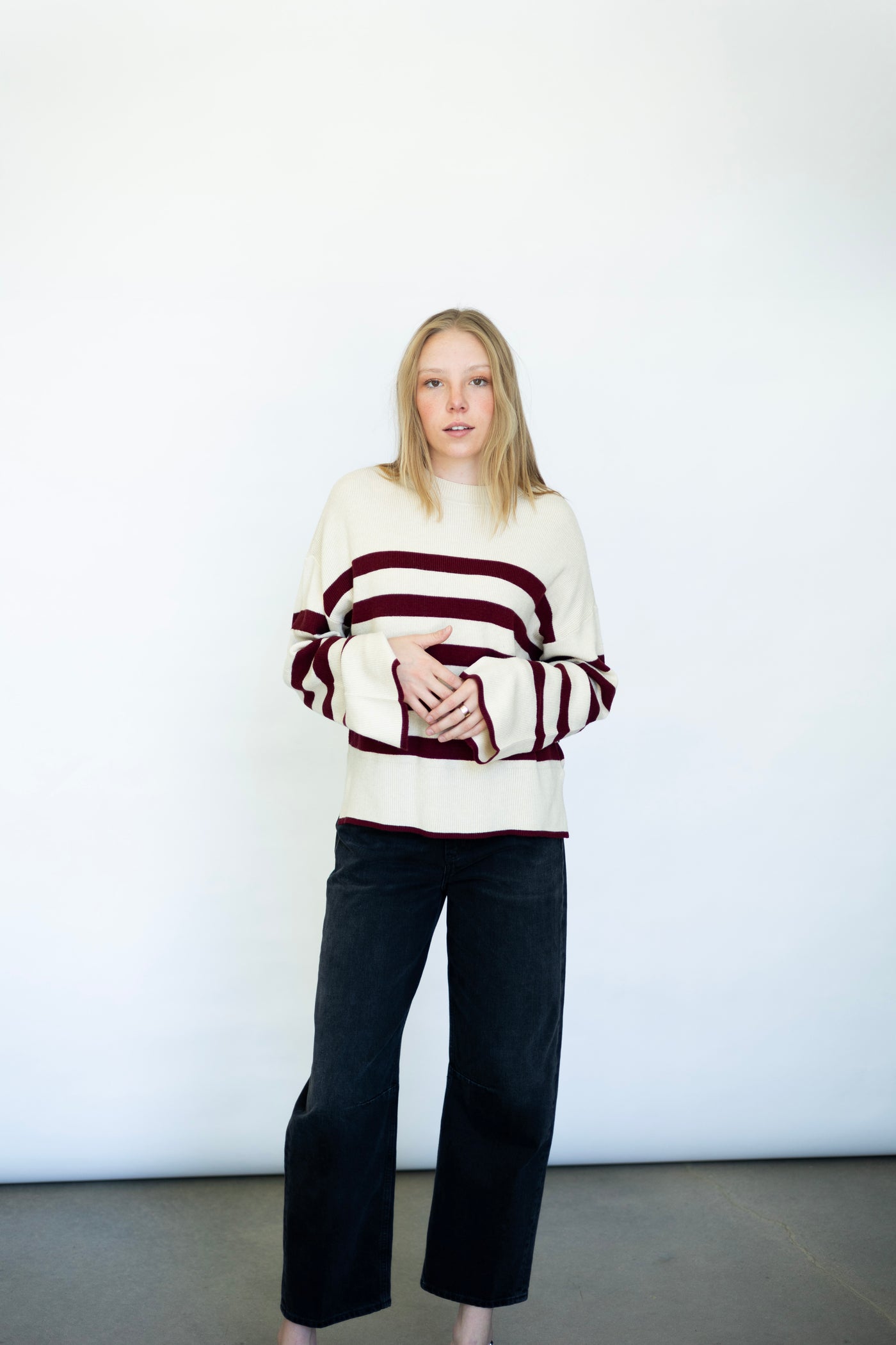 Magda Long Sleeve Crew Neck Pull