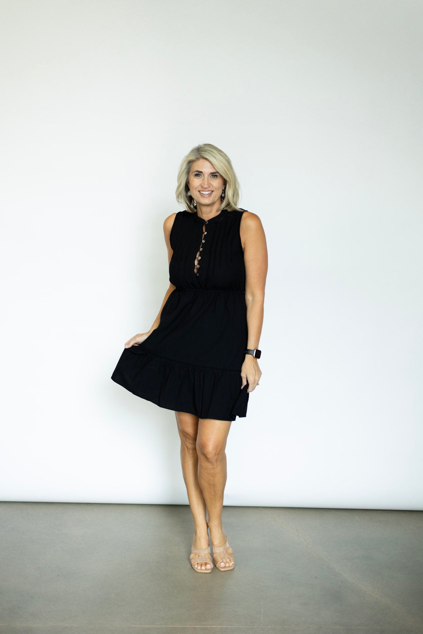 Women's little black dress