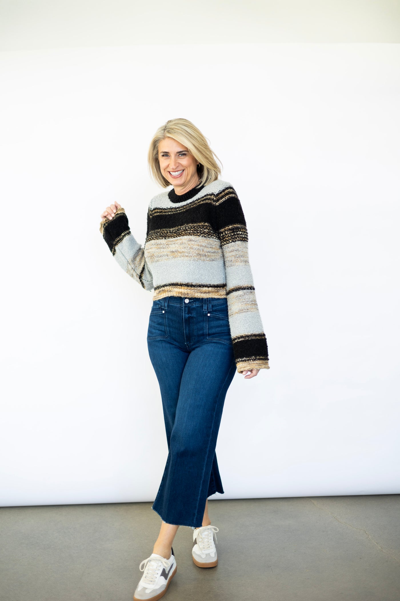 Millie Mixed Yarn Sweater