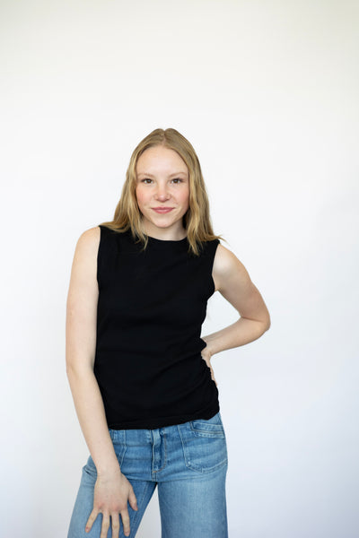 Women's every day basic ribbed tank top