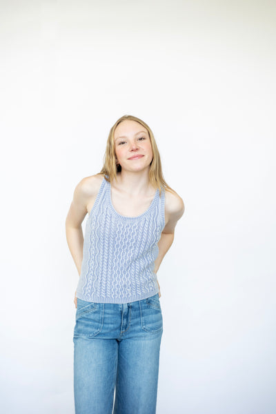Women's knitted tank