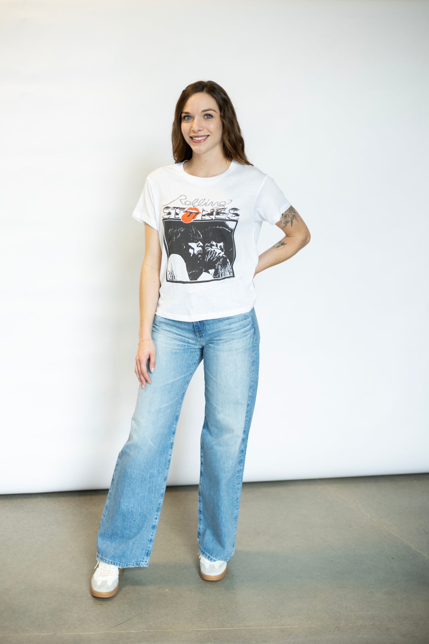 Bella Jersey Rambler Tee - Rolling Stones