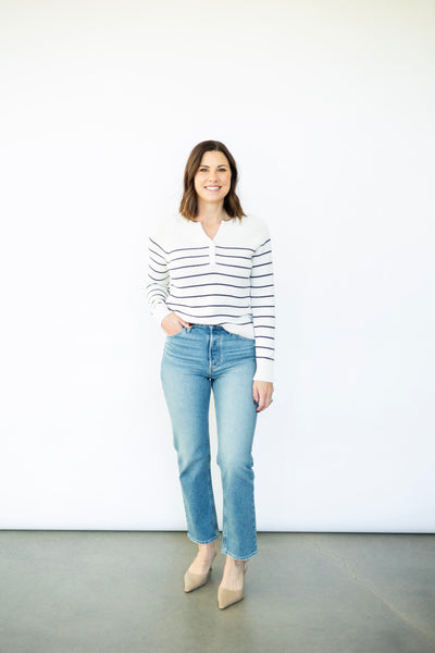 Serafina Stripe Sweater