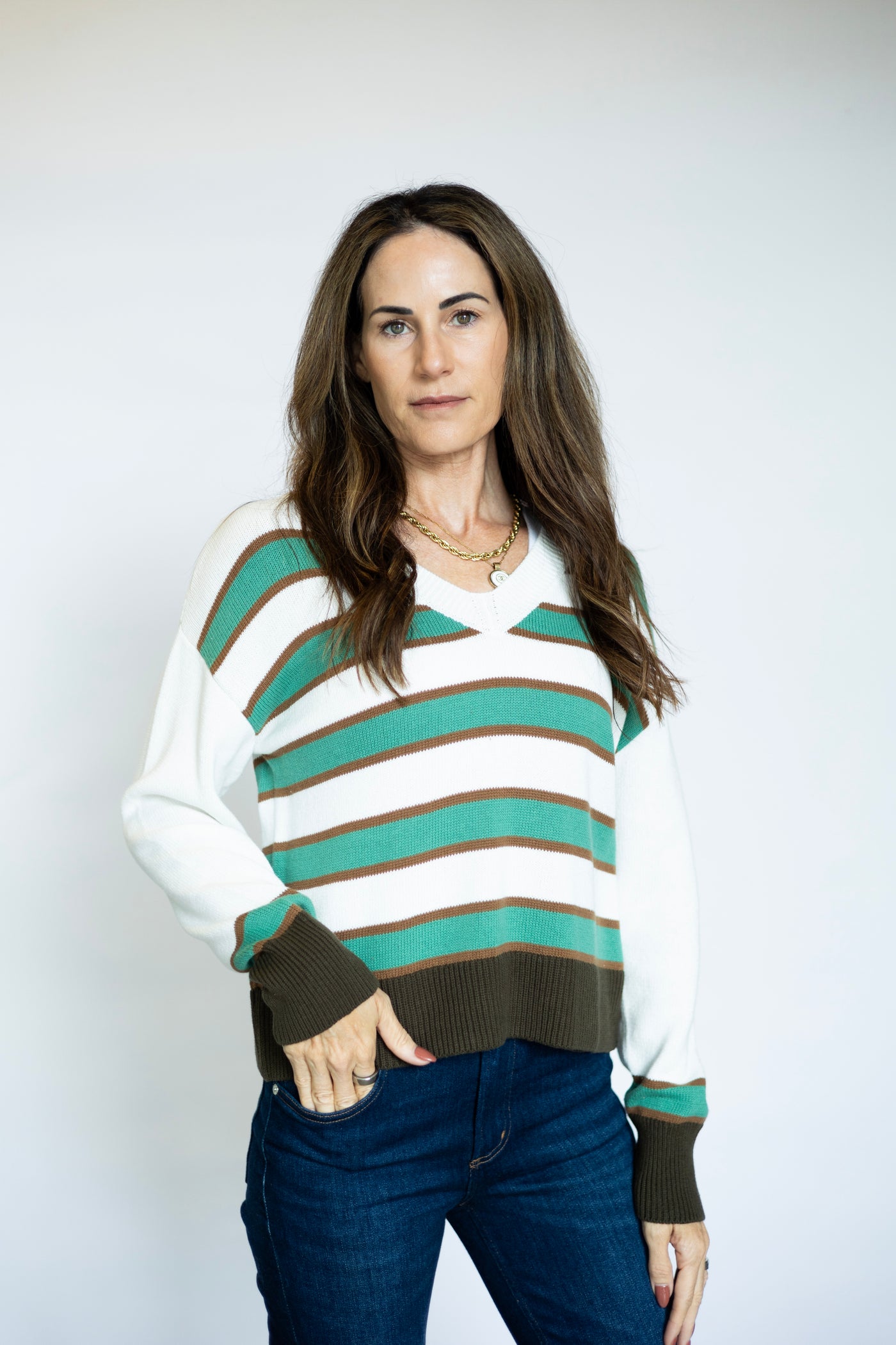 Leonard V Neck Pullover