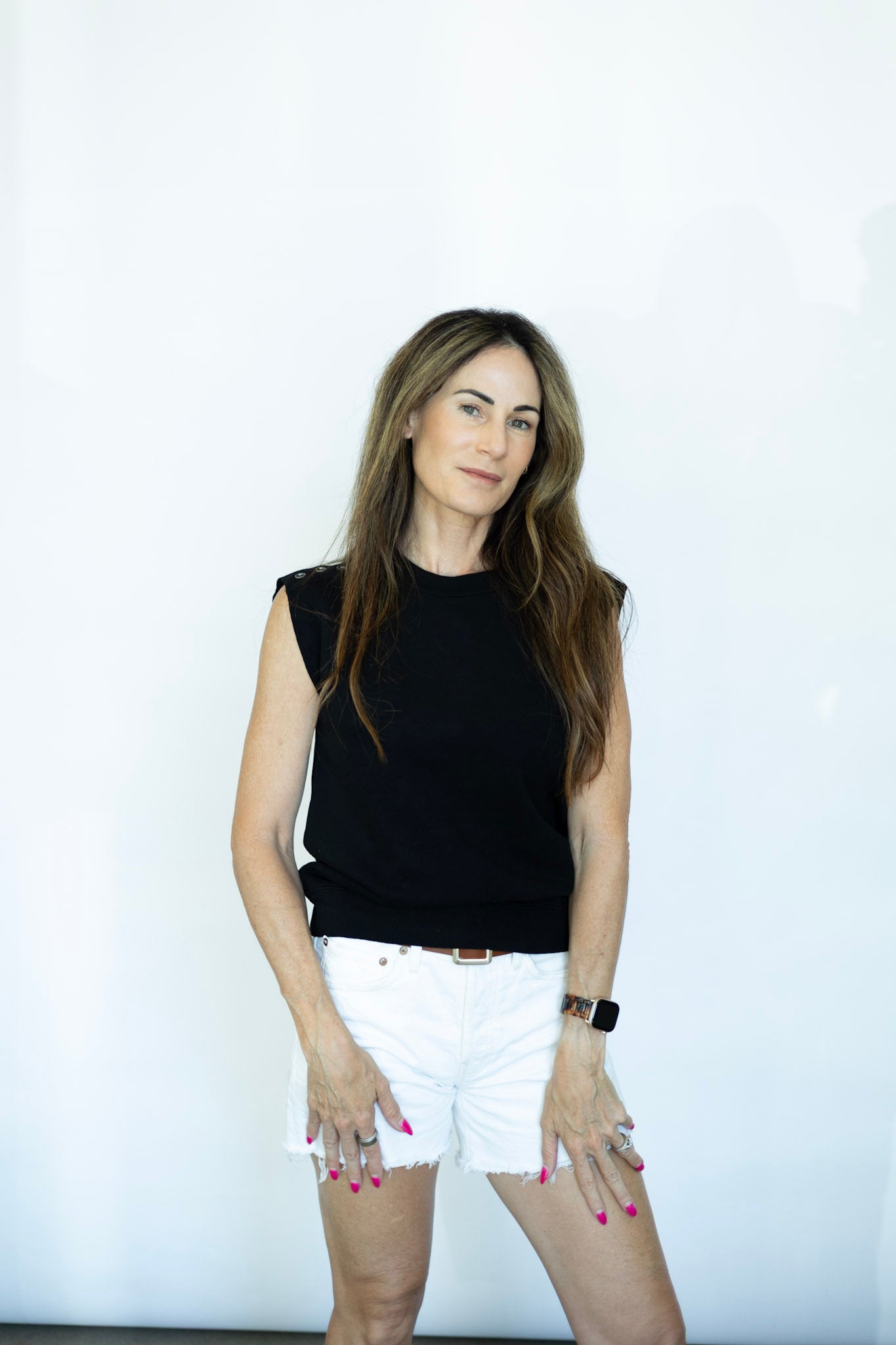 Elevated cap sleeve tee for women