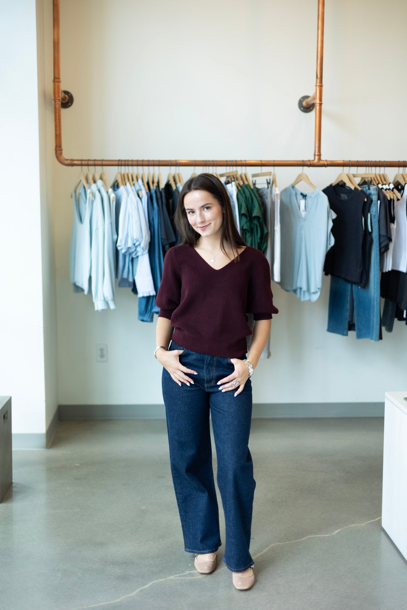 Wide leg Agolde denim