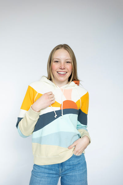 Women's colorful hoodie