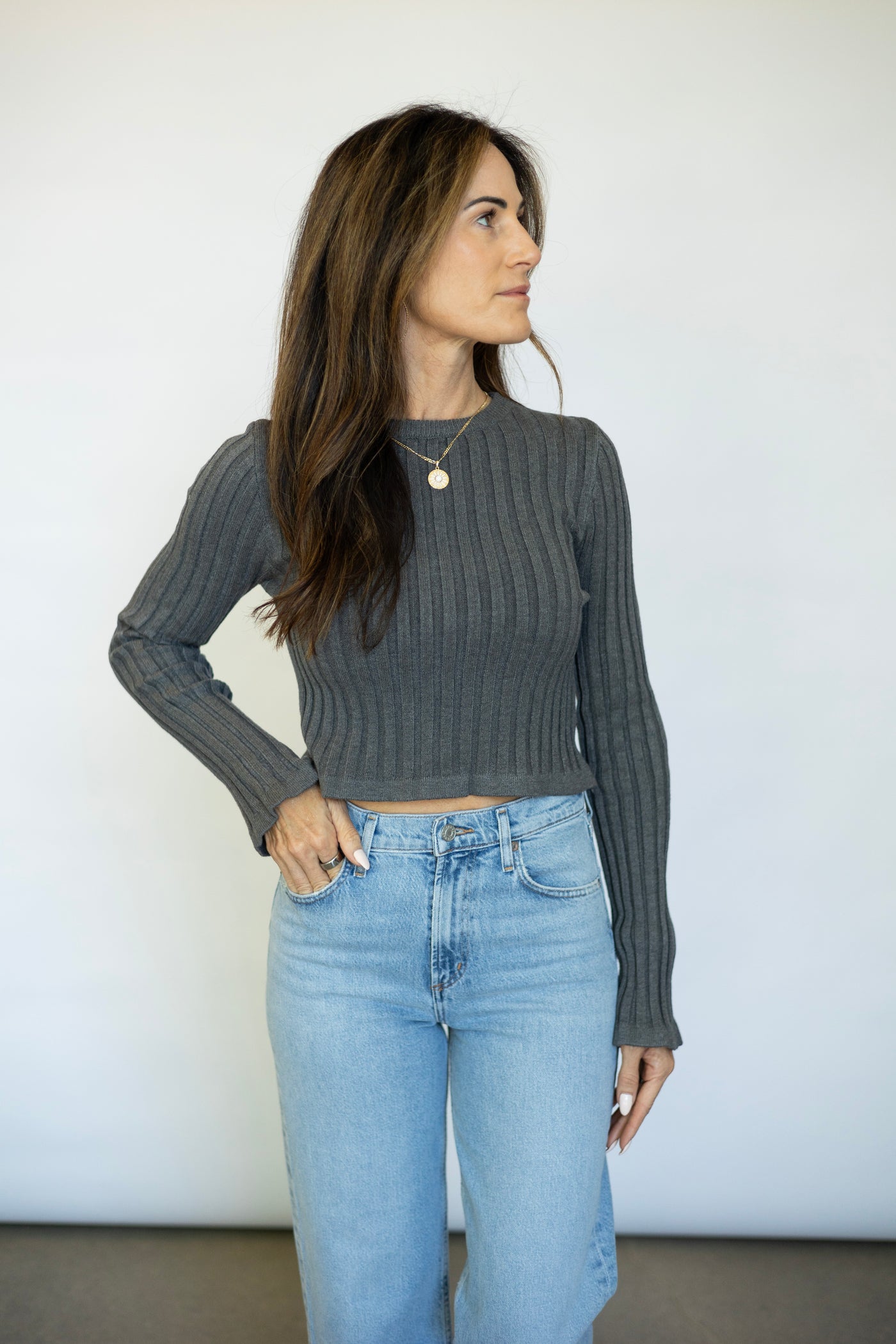 Buddleia Crop Sweater