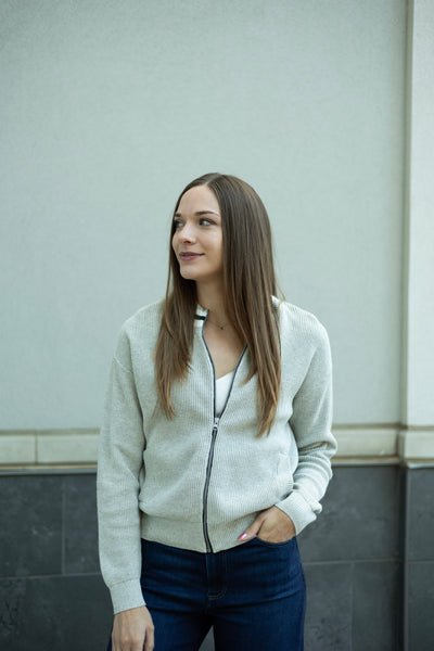 Casual fall zip up
