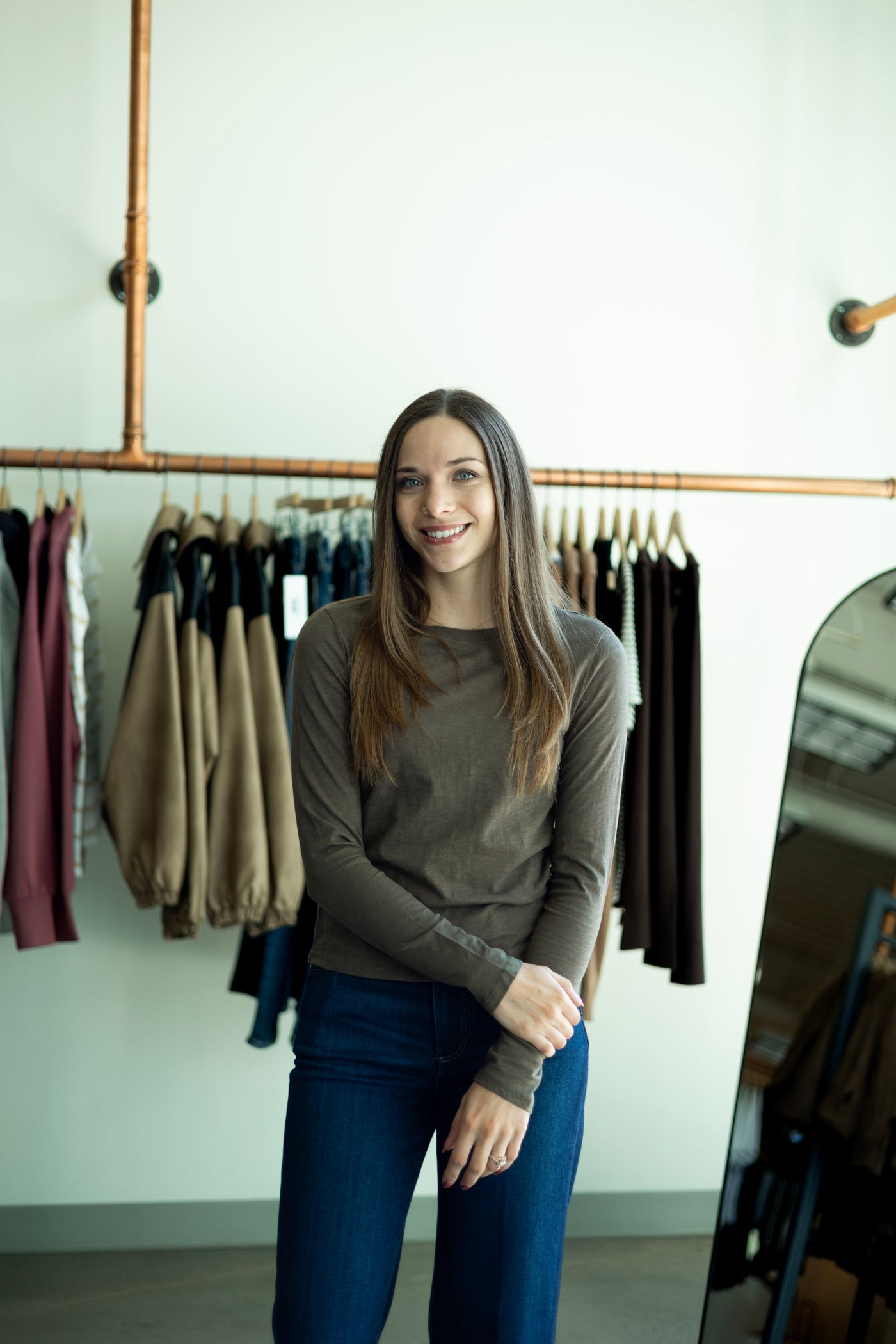 Casual long sleeve shirt for women