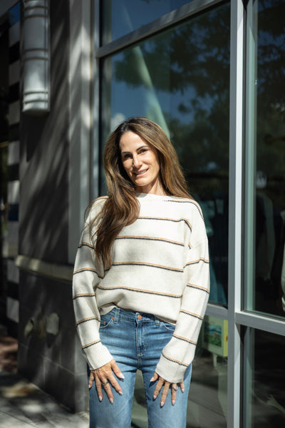 Crewneck Stripe Sweater