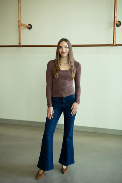 Second Skin Scoop Neck Top