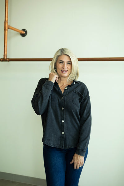 Knit Denim Jacket