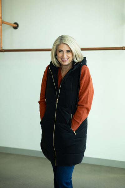 Hooded Puffer Vest