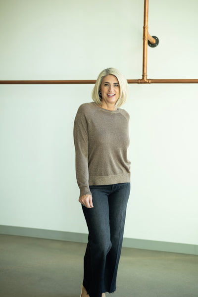 Raglan Lurex Sweater
