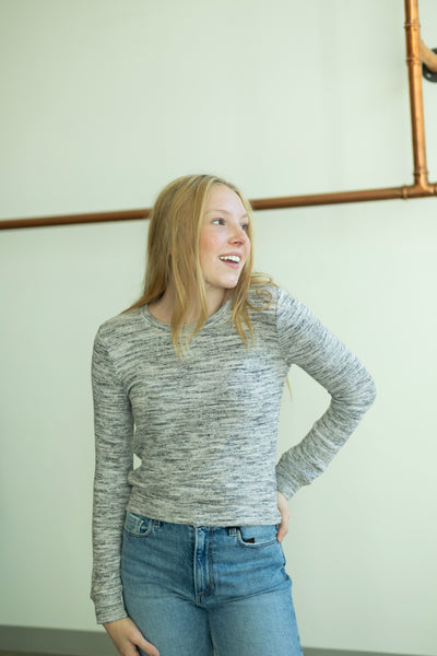 Rib Crewneck Pullover