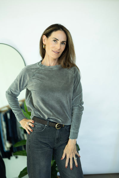 Kori Cotton Velour Raglan