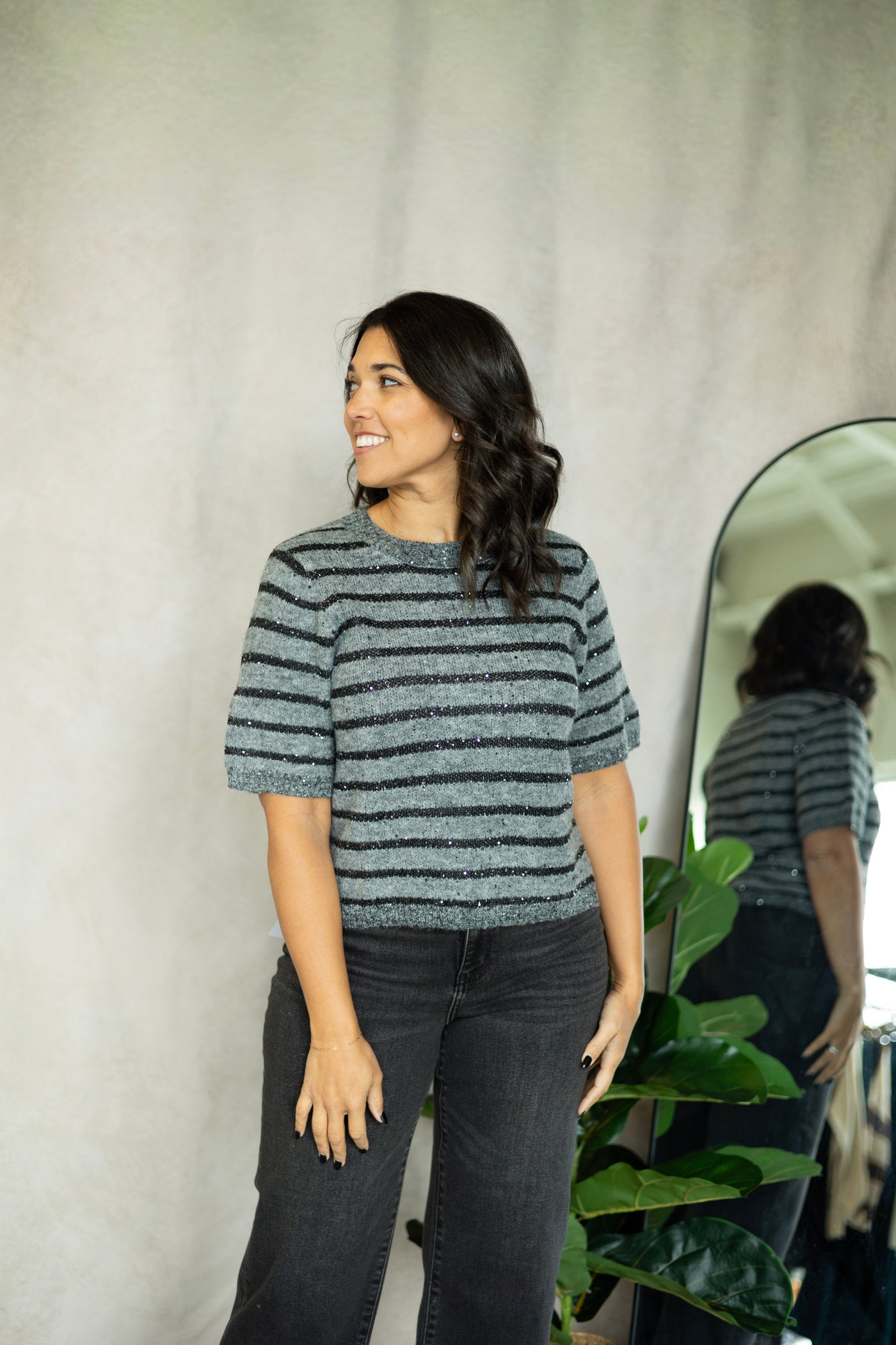 S/S Shine Sweater Tee