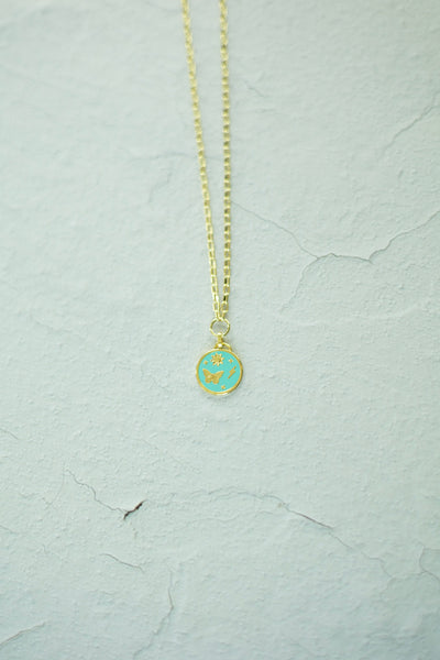 Lightning Strikes Coin Necklace