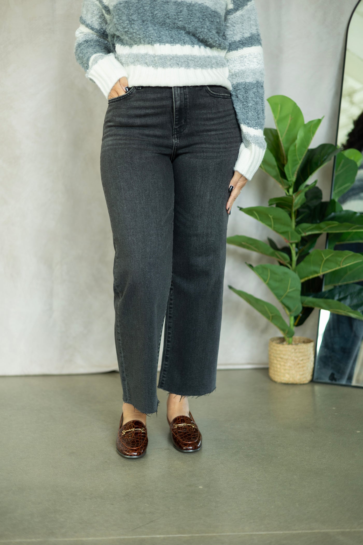 Pleaser High Rise Wide Ankle