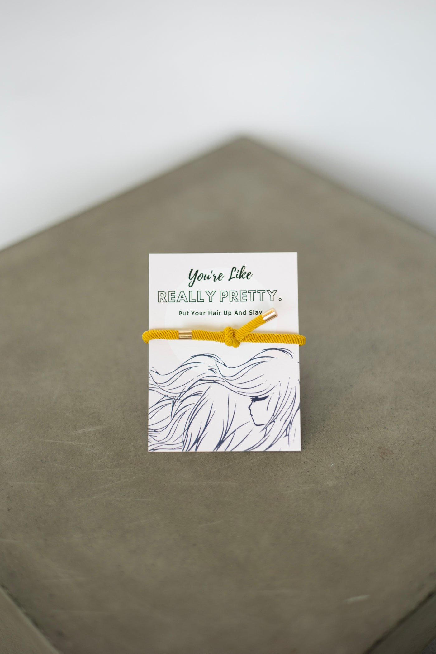 Single Hair Tie Card