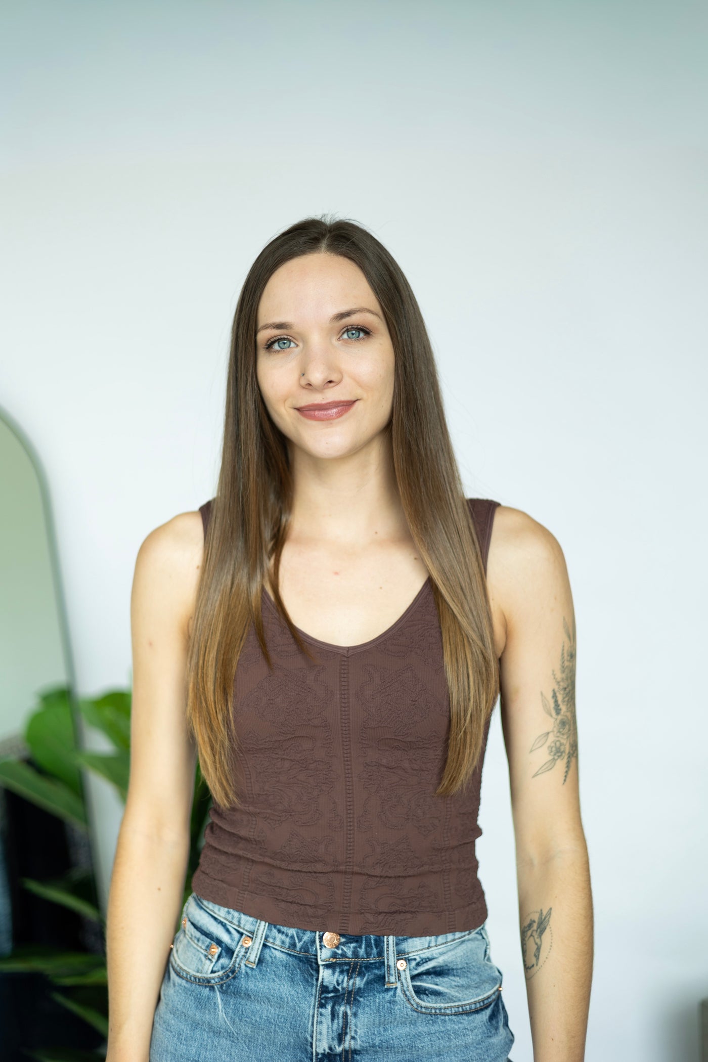 Reversible Lace Textured Top