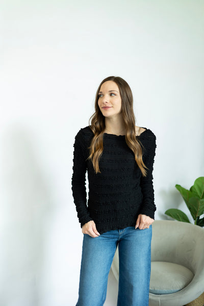Long Sleeve Layered Ruffle Lace Top