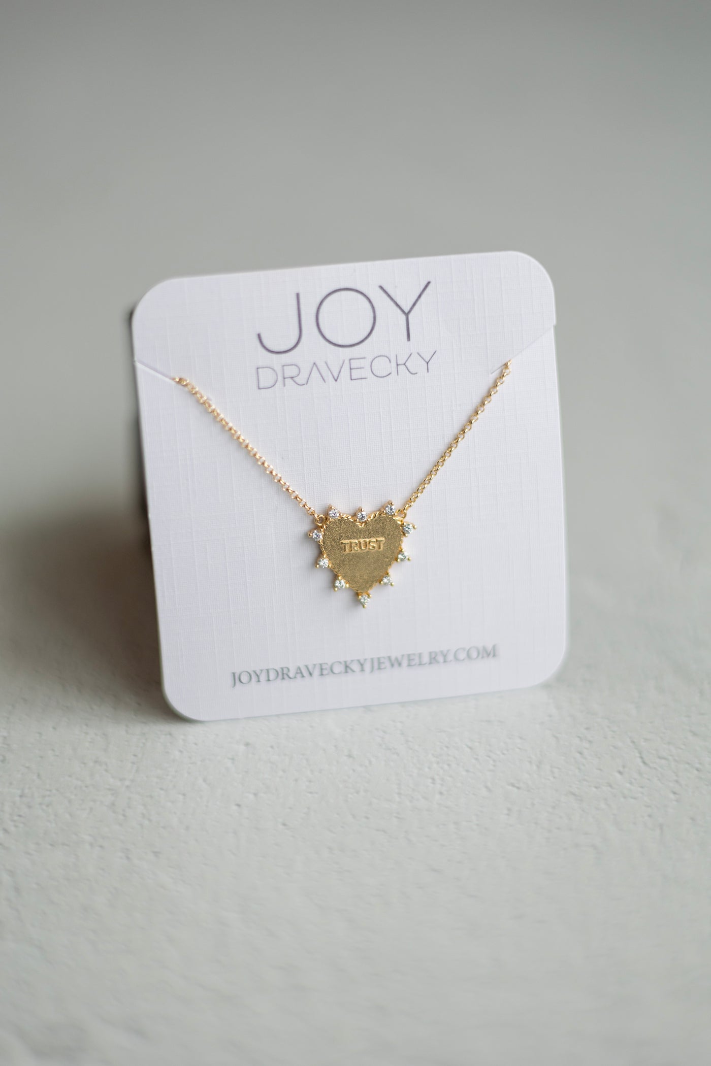 Joy Dravecky heart necklace 