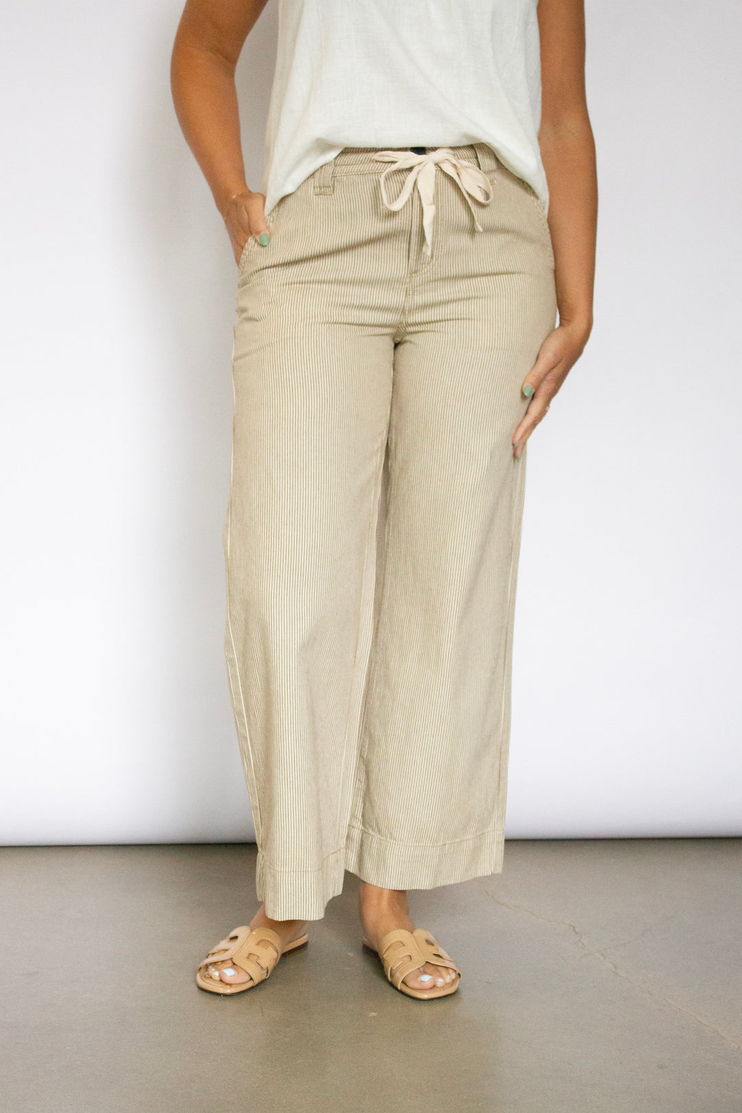 Lily Stripe Cropped Pant – JB Elliot