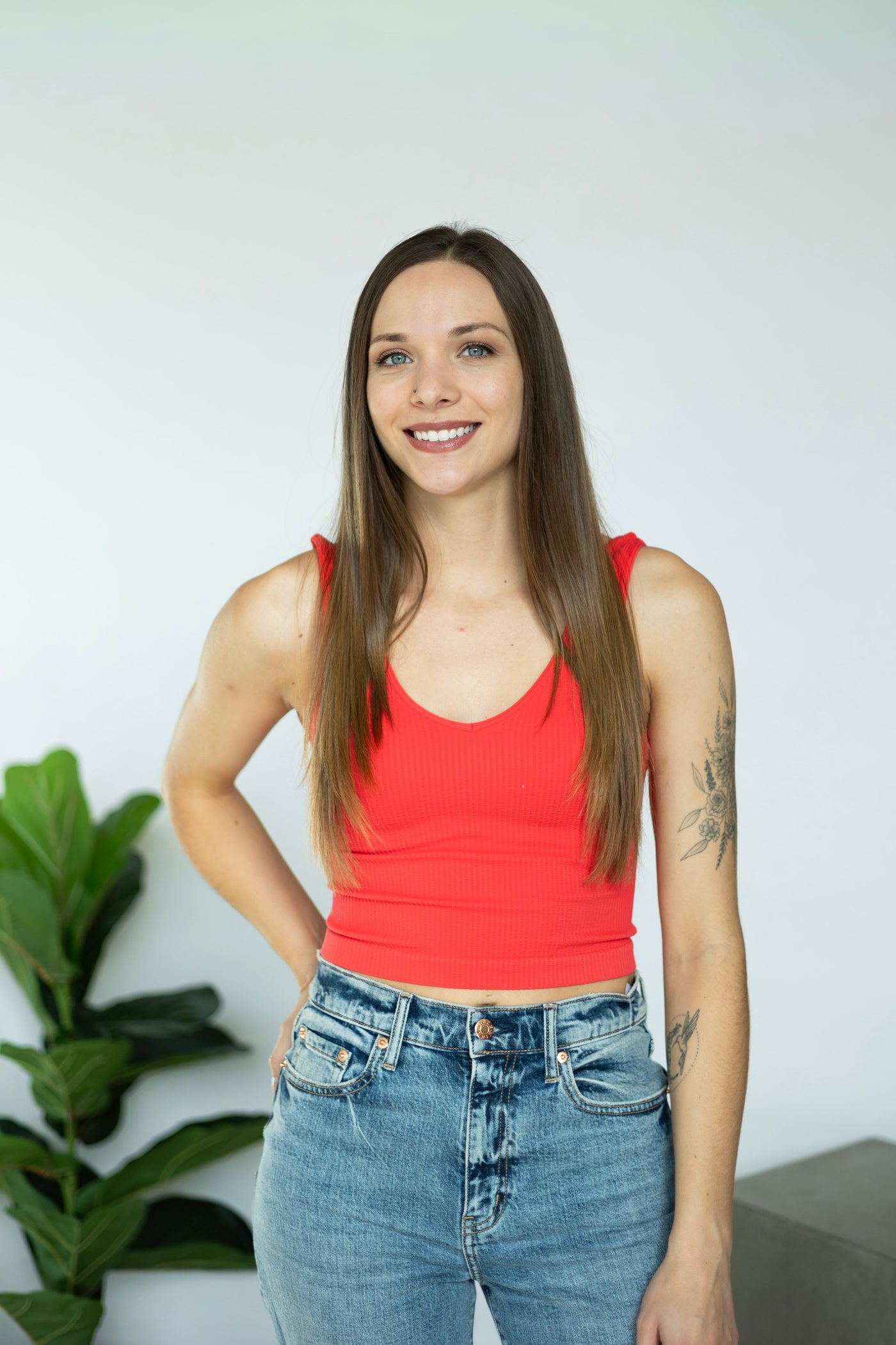 Reversible Ribbed Crop Top