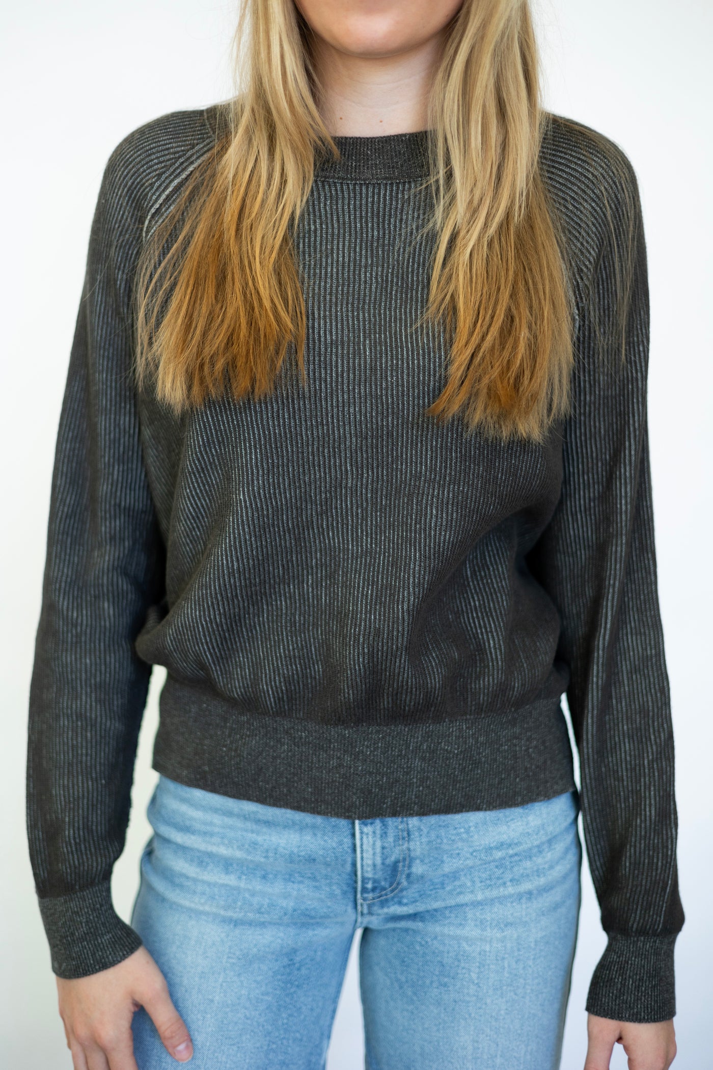 Harlow Hi-Low Crew Sweater