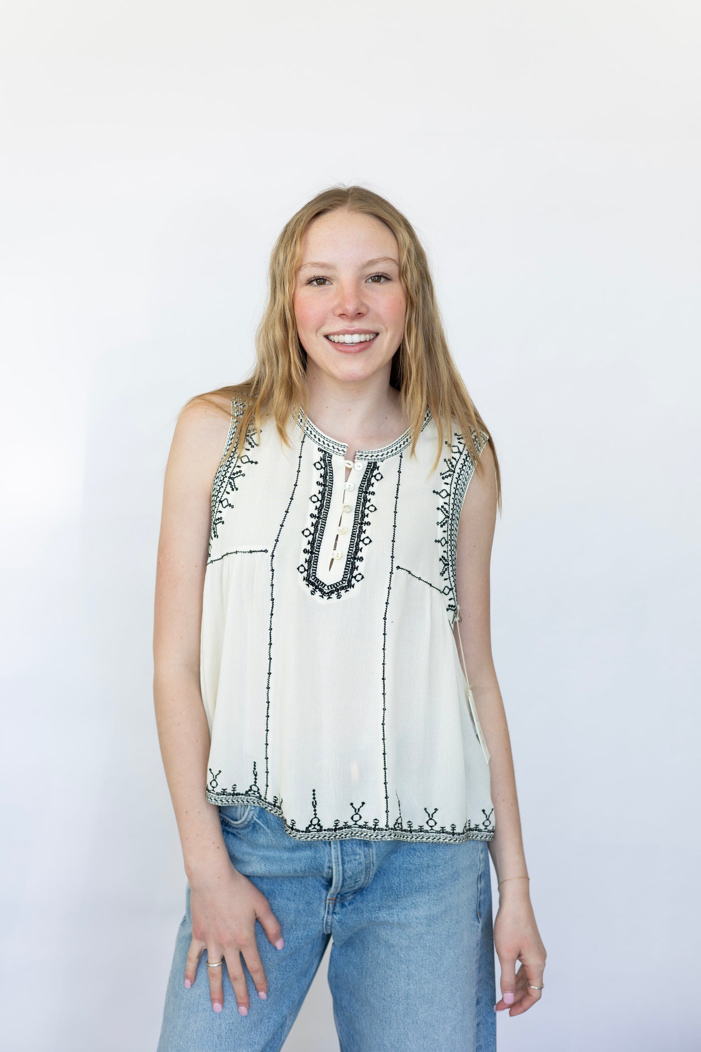 Flowy spring tank top