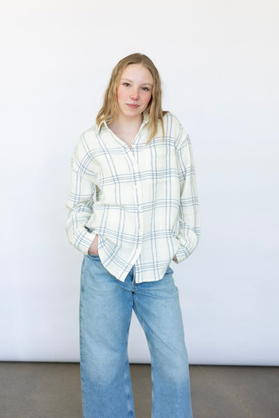 Spring flannel for women