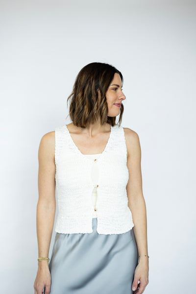 Travel Slow Knit Sweater Vest