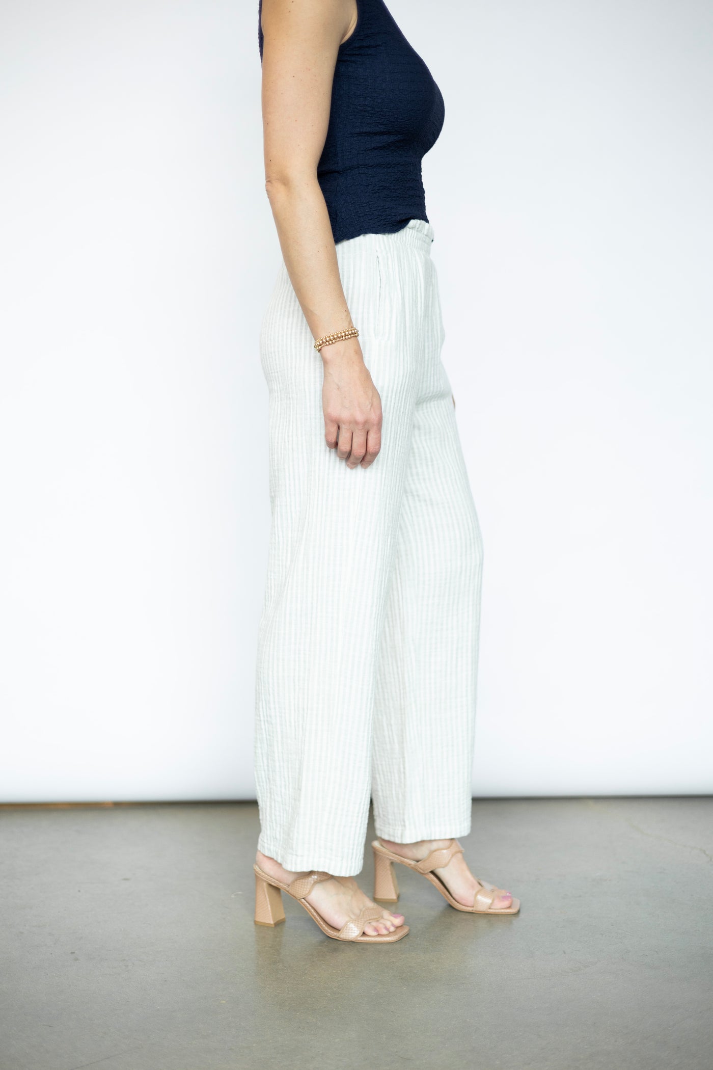 Women's striped flowy pants