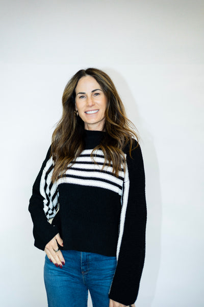 Striped Ski Sweater