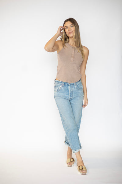 Dahlia Relaxed Bow Leg Jeans