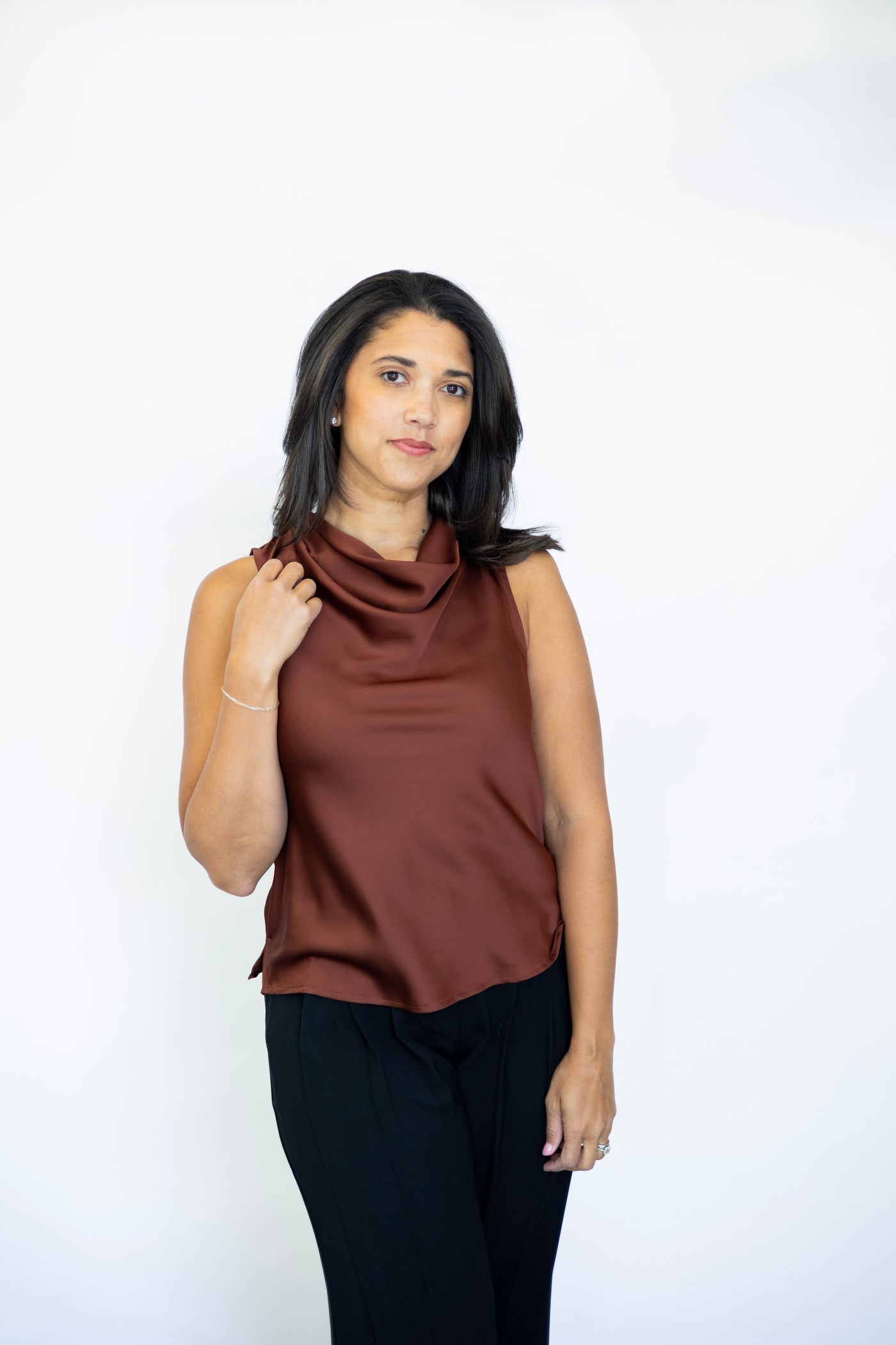 Maya Cowl Neck Top