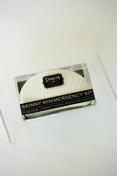 Basketweave Skinny Minimergency Kit