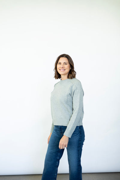 Sydney Exposed Hem Sweater