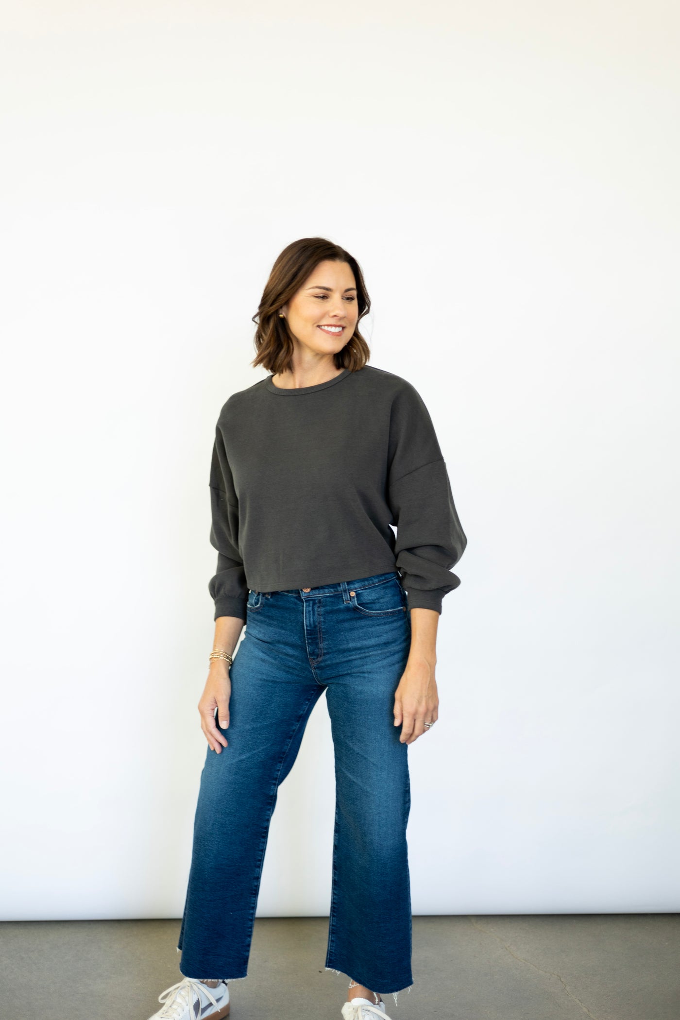 Relaxed Stay Crewneck Knit Top