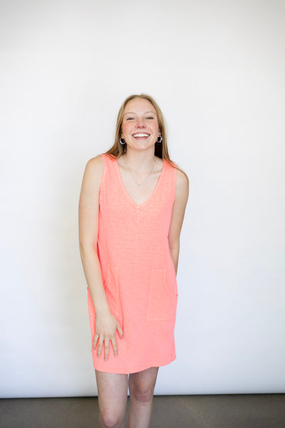 Vee Stitch Dress