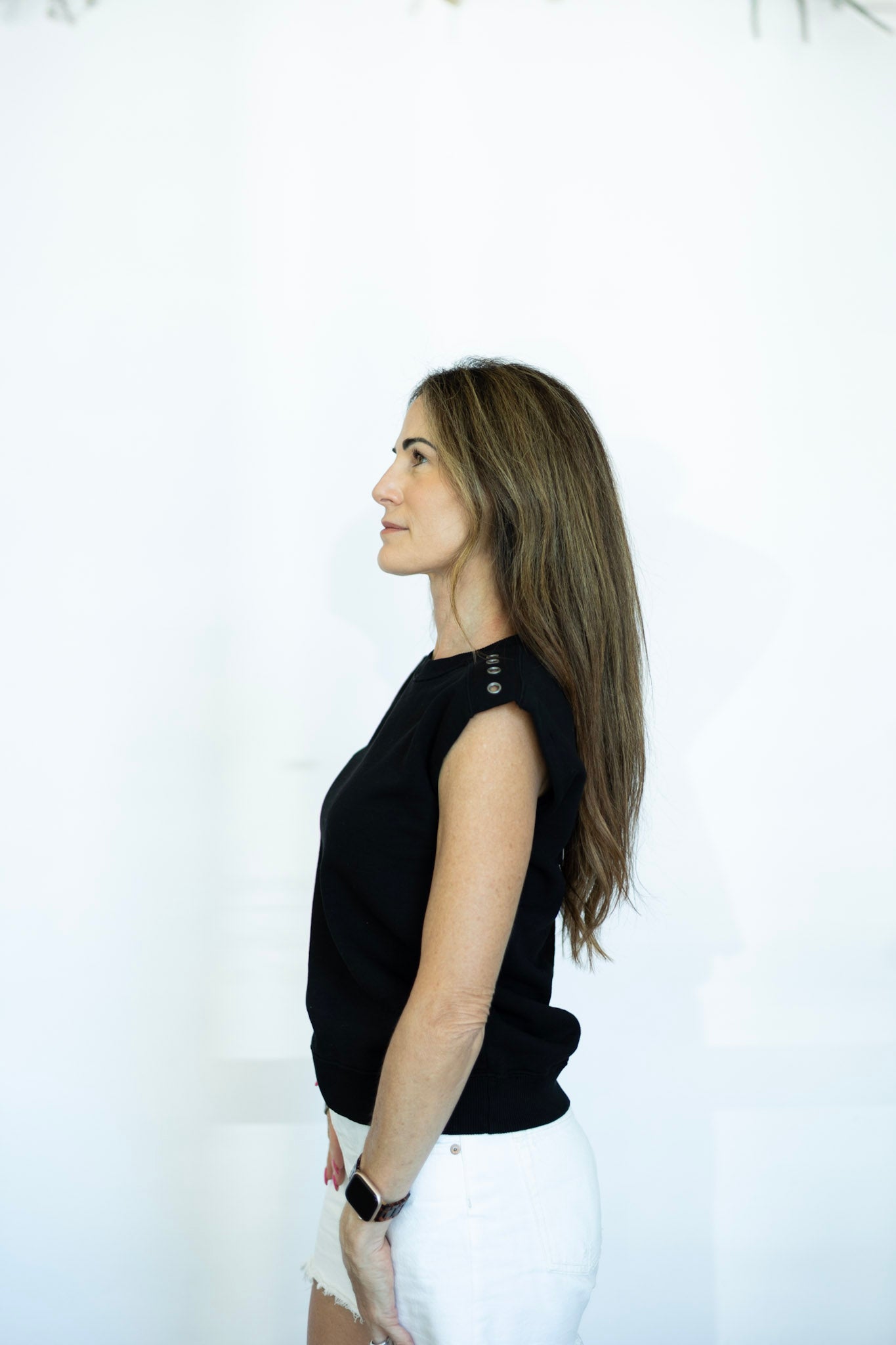 Elevated cap sleeve tee for women