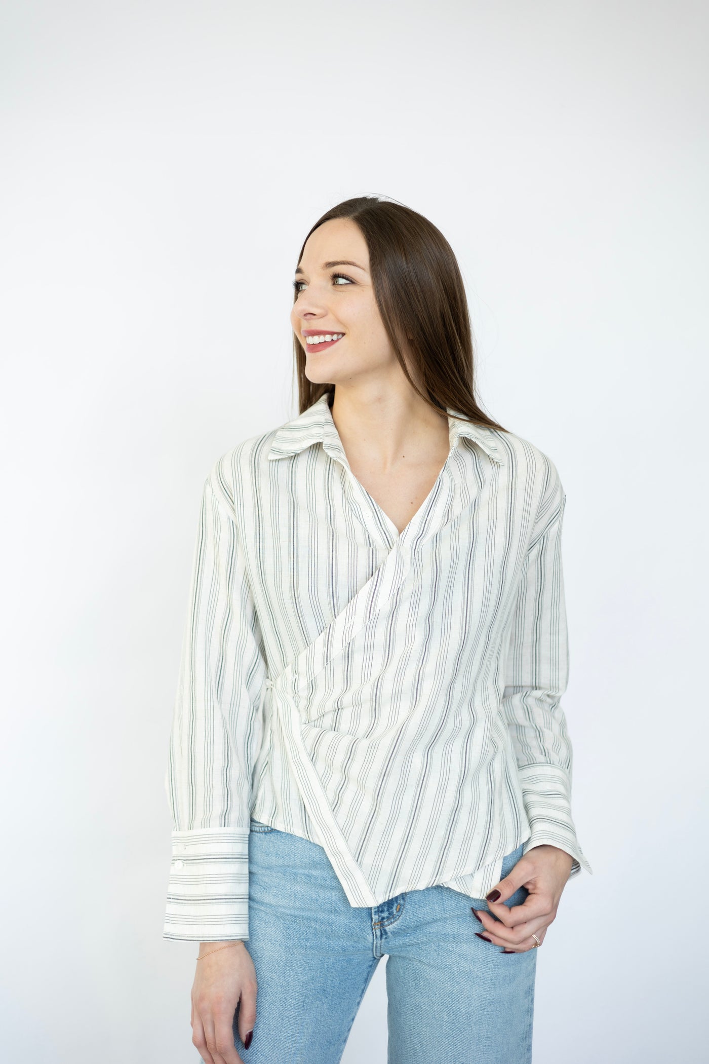 Women's elevated button up