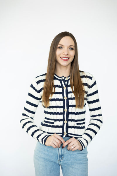 Women's classy, sporty cardigan