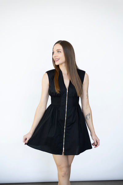 Women's little black dress