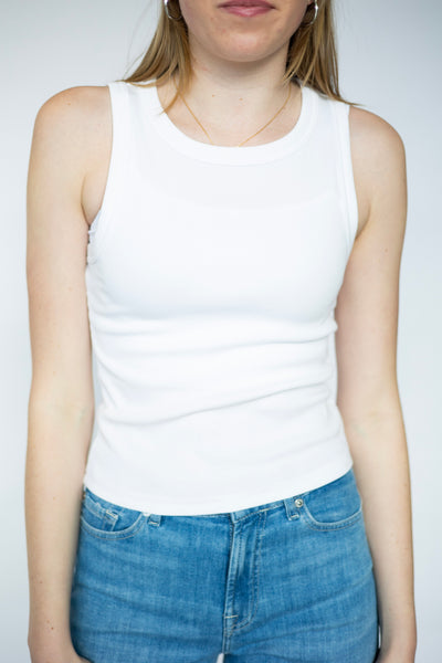 Women's ribbed tank top