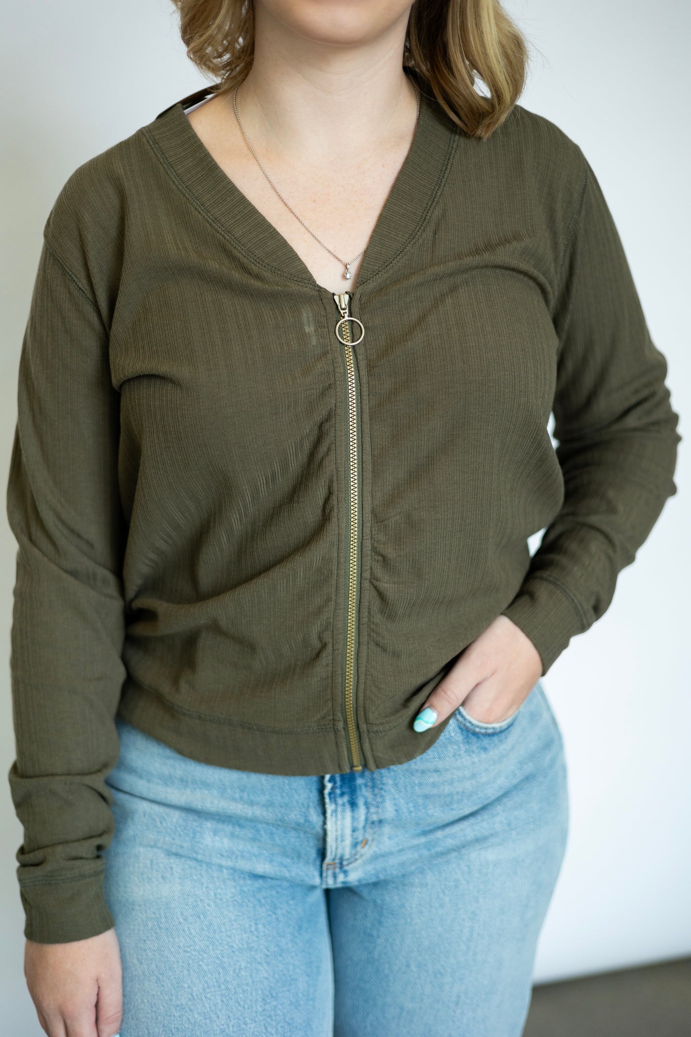 Zip Front Jacket