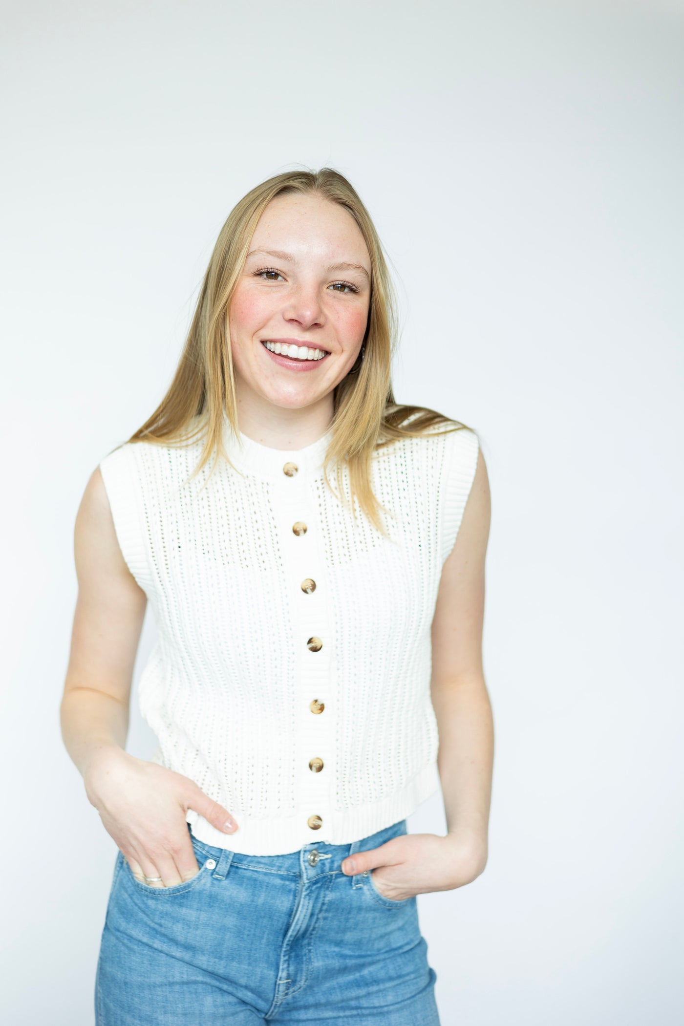 Classy and cute sweater vest